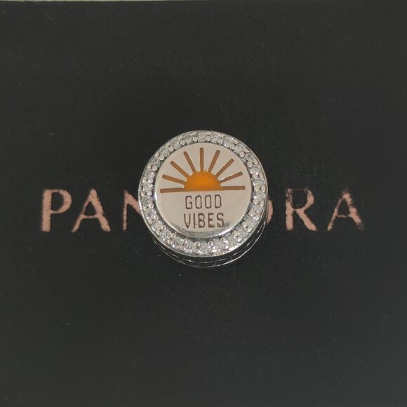Pandora Jewelry - Pandora Good Vibes Exclusive Charm Bead Bracelet Pendant S925 Silver